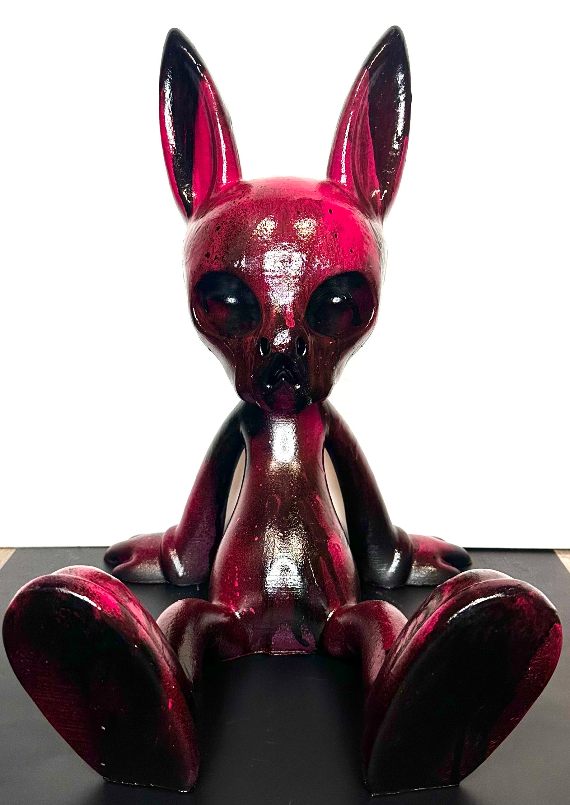 Pop Pink Sitting 14inch Scumbunny